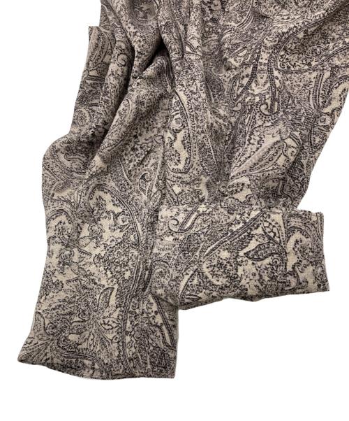 CLANE（クラネ）CLANE (クラネ) PAISLEY DRAPE TOPS ブラック サイズ:SIZE 0の古着・服飾アイテム