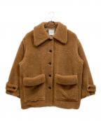 CLANEクラネ）の古着「RIDGE POCKET BOA COAT」｜ブラウン