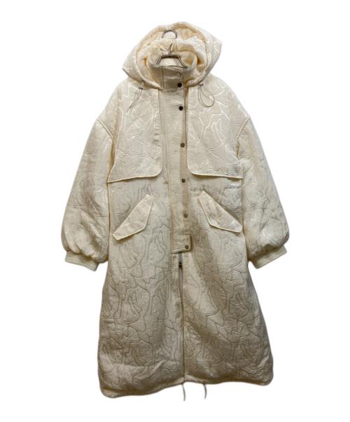 TODAYFUL（トゥデイフル）TODAYFUL (トゥデイフル) Jacquard Down Coat アイボリー サイズ:SIZE 38の古着・服飾アイテム