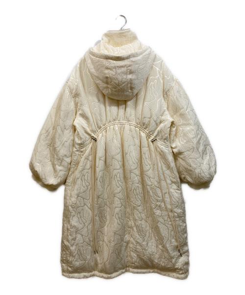 TODAYFUL（トゥデイフル）TODAYFUL (トゥデイフル) Jacquard Down Coat アイボリー サイズ:SIZE 38の古着・服飾アイテム