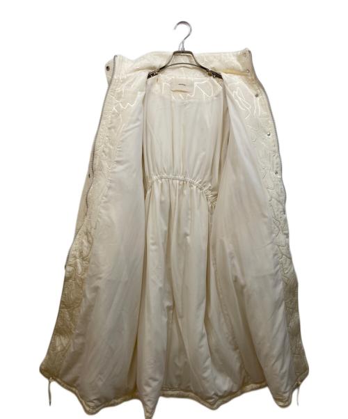 TODAYFUL（トゥデイフル）TODAYFUL (トゥデイフル) Jacquard Down Coat アイボリー サイズ:SIZE 38の古着・服飾アイテム