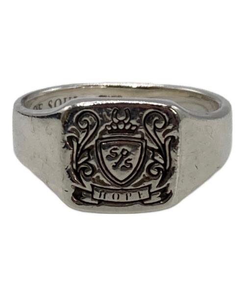 sympathy of soul（シンパシーオブソウル）SYMPATHY OF SOUL (シンパシーオブソウル) Small Signet Ring シルバー サイズ:4号の古着・服飾アイテム