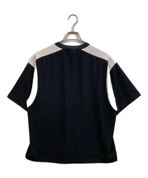 CULLNI（クルニ）CULLNI (クルニ) bycolor poly S/S Tee ブラック サイズ:	SIZE 1の古着・服飾アイテム
