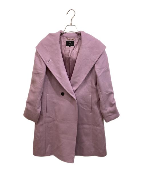 23区（ニジュウサンク）23区 (ニジュウサンク) フーデッドコート パープル サイズ:SIZE 38の古着・服飾アイテム