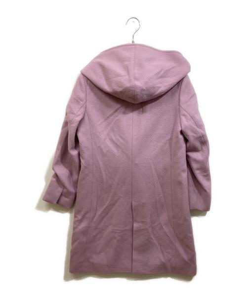 23区（ニジュウサンク）23区 (ニジュウサンク) フーデッドコート パープル サイズ:SIZE 38の古着・服飾アイテム