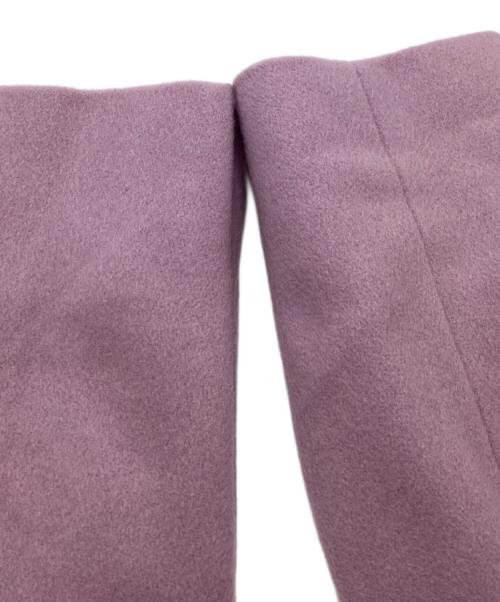 23区（ニジュウサンク）23区 (ニジュウサンク) フーデッドコート パープル サイズ:SIZE 38の古着・服飾アイテム
