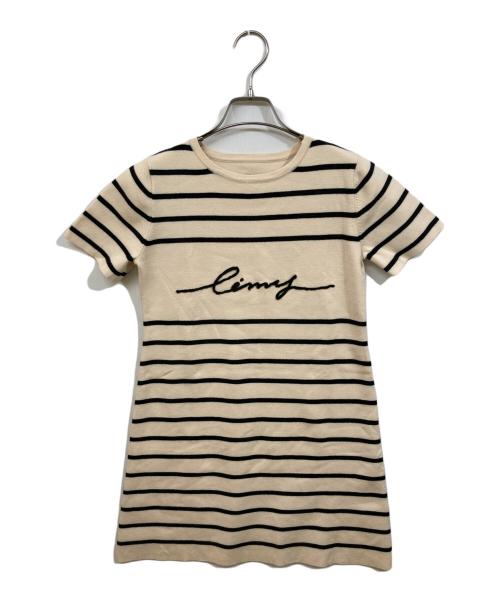 eimy istoire（エイミーイストワール）eimy istoire (エイミーイストワール) eimyクラシックボーダーニットミニワンピース アイボリー サイズ:	SIZE Freeの古着・服飾アイテム