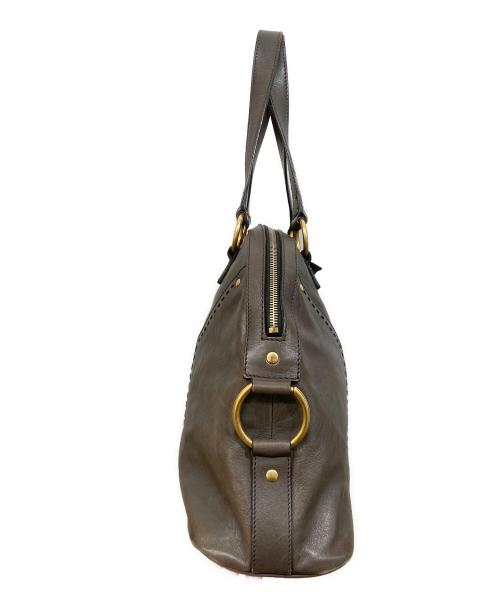 Yves Saint Laurent Rive Gauche（イヴ・サンローラン リヴ・ゴーシュ）Yves Saint Laurent Rive Gauche (イヴ・サンローラン リヴ・ゴーシュ) ミューズ ハンドバッグ ブラウンの古着・服飾アイテム