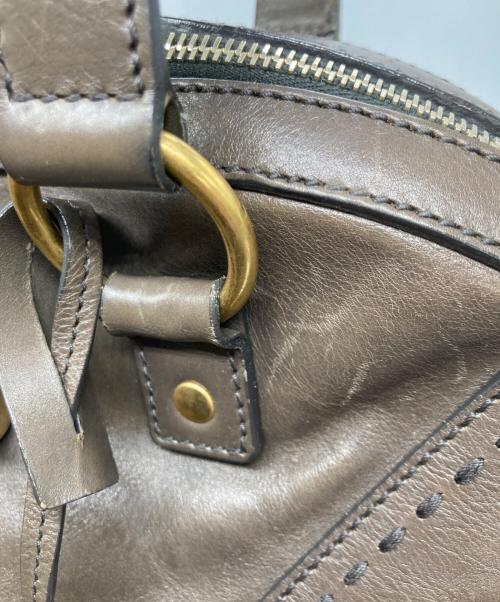 Yves Saint Laurent Rive Gauche（イヴ・サンローラン リヴ・ゴーシュ）Yves Saint Laurent Rive Gauche (イヴ・サンローラン リヴ・ゴーシュ) ミューズ ハンドバッグ ブラウンの古着・服飾アイテム