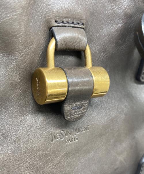 Yves Saint Laurent Rive Gauche（イヴ・サンローラン リヴ・ゴーシュ）Yves Saint Laurent Rive Gauche (イヴ・サンローラン リヴ・ゴーシュ) ミューズ ハンドバッグ ブラウンの古着・服飾アイテム