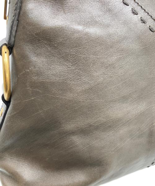 Yves Saint Laurent Rive Gauche（イヴ・サンローラン リヴ・ゴーシュ）Yves Saint Laurent Rive Gauche (イヴ・サンローラン リヴ・ゴーシュ) ミューズ ハンドバッグ ブラウンの古着・服飾アイテム