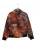 Paul Smith COLLECTION（ポールスミス コレクション）の古着「アブストラクトプリント ボンバージャケット」｜レッド