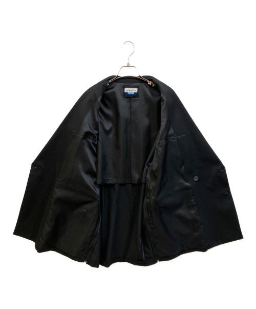 MAISON SPECIAL（メゾンスペシャル）MAISON SPECIAL (メゾンスペシャル) Wool Mix Smooth Prime-Over Peaked Lapel Double Tailored Jacket ブラック サイズ:SIZE 02の古着・服飾アイテム