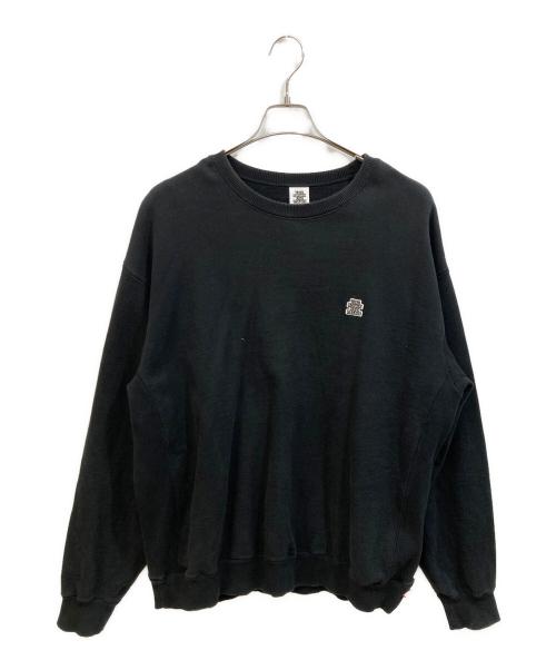 THE BLACK EYE PATCH（ブラックアイパッチ）THE BLACK EYE PATCH (ブラックアイパッチ) ワンポイントスウェット ブラック サイズ:SIZE XLの古着・服飾アイテム