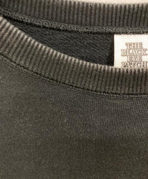 THE BLACK EYE PATCH（ブラックアイパッチ）THE BLACK EYE PATCH (ブラックアイパッチ) ワンポイントスウェット ブラック サイズ:SIZE XLの古着・服飾アイテム