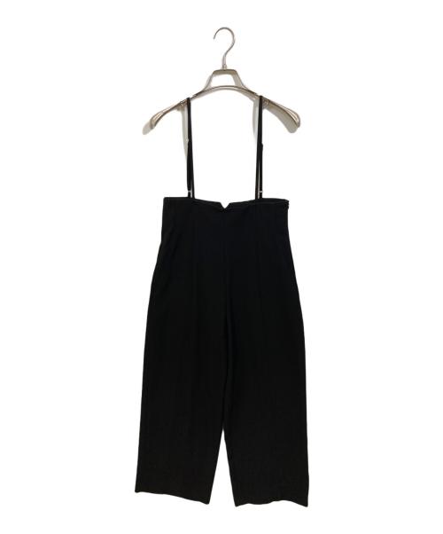 allureville（アルアバイル）allureville (アルアバイル) ハイウエストサロペットパンツ ブラック サイズ:SIZE 2の古着・服飾アイテム