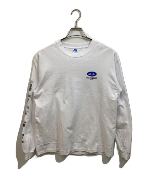 CHALLENGER（チャレンジャー）CHALLENGER (チャレンジャー) ロングスリーブTシャツ ホワイト サイズ:SIZE Sの古着・服飾アイテム