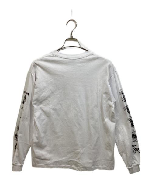 CHALLENGER（チャレンジャー）CHALLENGER (チャレンジャー) ロングスリーブTシャツ ホワイト サイズ:SIZE Sの古着・服飾アイテム