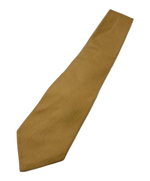 LOUIS VUITTON（ルイ ヴィトン）LOUIS VUITTON (ルイ ヴィトン) シルクネクタイ イエロー サイズ:サイズ表記なしの古着・服飾アイテム