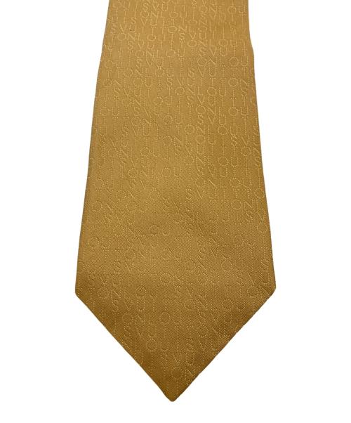 LOUIS VUITTON（ルイ ヴィトン）LOUIS VUITTON (ルイ ヴィトン) シルクネクタイ イエロー サイズ:サイズ表記なしの古着・服飾アイテム
