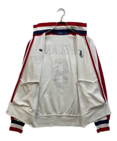 POLO RALPH LAUREN（ポロ・ラルフローレン）POLO RALPH LAUREN (ポロ・ラルフローレン) トラックジャケット ホワイト サイズ:SIZE Sの古着・服飾アイテム