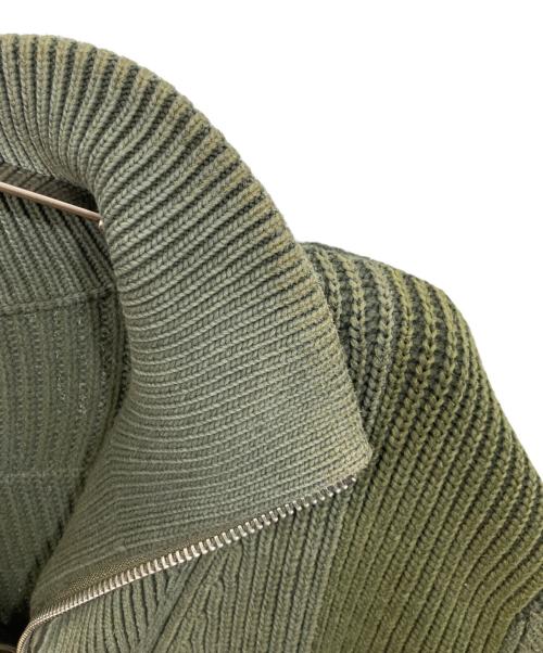 DIESEL（ディーゼル）DIESEL (ディーゼル) ドライバーズニット カーキ サイズ:SIZE XLの古着・服飾アイテム