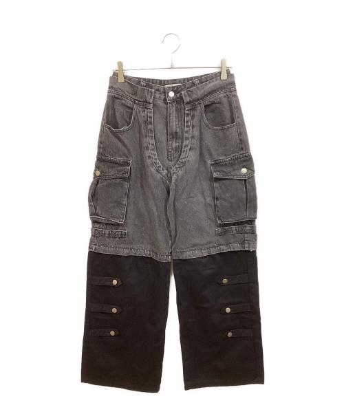 still water（スティル ウォーター）still water (スティル ウォーター) ディタッチャブルトップパンツ グレー サイズ:Mの古着・服飾アイテム