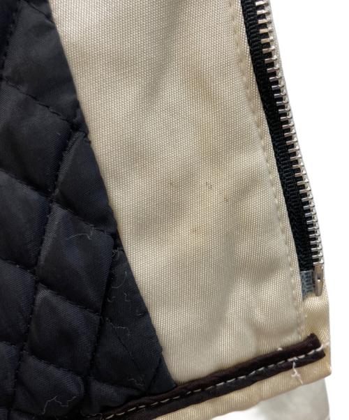 Schott（ショット）Schott (ショット) バイカージャケット ホワイト サイズ:SIZE Sの古着・服飾アイテム