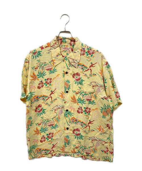 Sun Surf（サンサーフ）Sun Surf (サンサーフ) RAYON HAWAIIAN SHIRT “HALEKULANI” イエロー サイズ:XLの古着・服飾アイテム