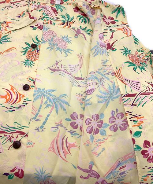 Sun Surf（サンサーフ）Sun Surf (サンサーフ) RAYON HAWAIIAN SHIRT “HALEKULANI” イエロー サイズ:XLの古着・服飾アイテム
