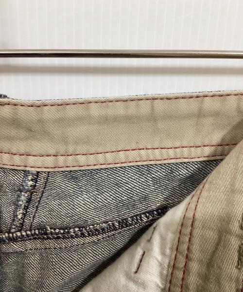 MARITHE+FRANCOIS GIRBAUD（マリテフランソワジルボー）MARITHE+FRANCOIS GIRBAUD (マリテフランソワジルボー) クロップドデニムパンツ インディゴ サイズ:SIZE Lの古着・服飾アイテム