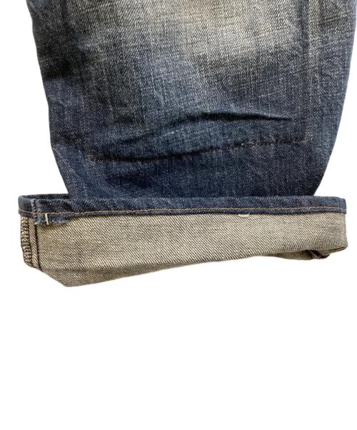 MARITHE+FRANCOIS GIRBAUD（マリテフランソワジルボー）MARITHE+FRANCOIS GIRBAUD (マリテフランソワジルボー) クロップドデニムパンツ インディゴ サイズ:SIZE Lの古着・服飾アイテム