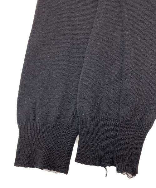 PLAY COMME des GARCONS（プレイコムデギャルソン）PLAY COMME des GARCONS (プレイコムデギャルソン) Vネックニット ブラック サイズ:Sの古着・服飾アイテム