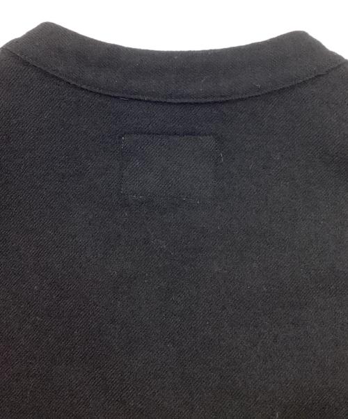 ALMOSTBLACK（オールモストブラック）ALMOSTBLACK (オールモストブラック) ウールシャツ ブラック サイズ:1の古着・服飾アイテム