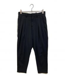 ATTACHMENT（アタッチメント）の古着「ソリビアツイル2タックワイドジョッパーズパンツ」｜ブラック