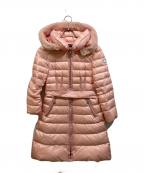 M'S GRACYエムズグレイシー）の古着「ロングダウンコート」｜ピンク