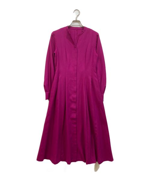 ANAYI（アナイ）ANAYI (アナイ) ソフトアムンゼンタックフレア ワンピース パープル サイズ:SIZE 36の古着・服飾アイテム