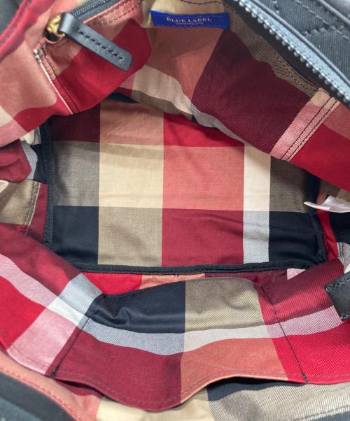 BLUE LABEL CRESTBRIDGE（ブルーレーベルクレストブリッジ）BLUE LABEL CRESTBRIDGE (ブルーレーベルクレストブリッジ) ハンドバッグ ブラックの古着・服飾アイテム