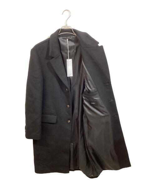 Saturdays NYC（サタデーズ ニューヨーク）Saturdays NYC (サタデーズ ニューヨーク) MORGAN TOPCOAT ブラック サイズ:Lの古着・服飾アイテム