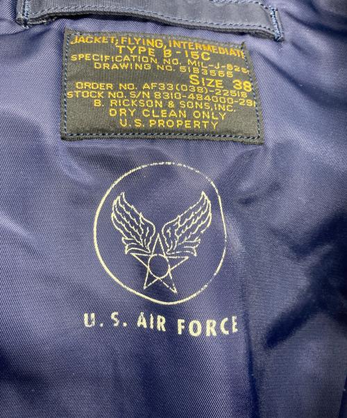 BUZZ RICKSON'S（バズリクソンズ）BUZZ RICKSON'S (バズリクソンズ) TYPE B-15C フライトジャケット ネイビー サイズ:38の古着・服飾アイテム
