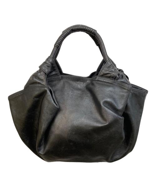 LOEWE（ロエベ）LOEWE (ロエベ) ナッパアイレレザーハンドバッグ ブラックの古着・服飾アイテム