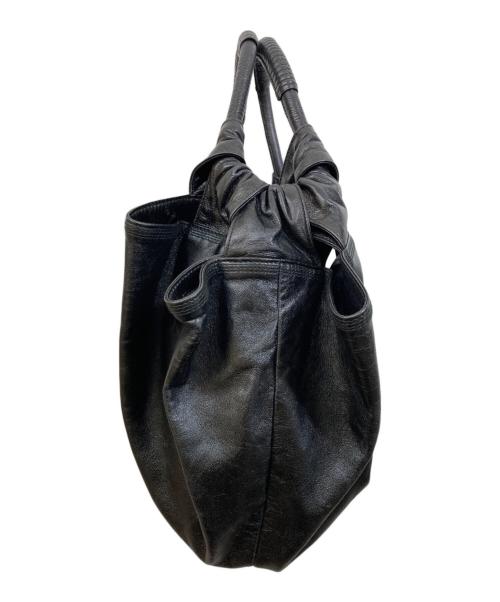 LOEWE（ロエベ）LOEWE (ロエベ) ナッパアイレレザーハンドバッグ ブラックの古着・服飾アイテム