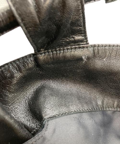 LOEWE（ロエベ）LOEWE (ロエベ) ナッパアイレレザーハンドバッグ ブラックの古着・服飾アイテム