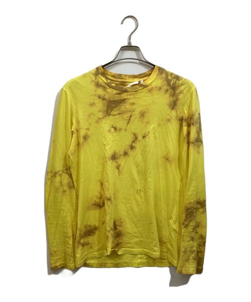 HELMUT LANG（ヘルムートラング）HELMUT LANG (ヘルムートラング) Tie-Dye Long Sleeve T-S イエロー サイズ:SIZE XSの古着・服飾アイテム
