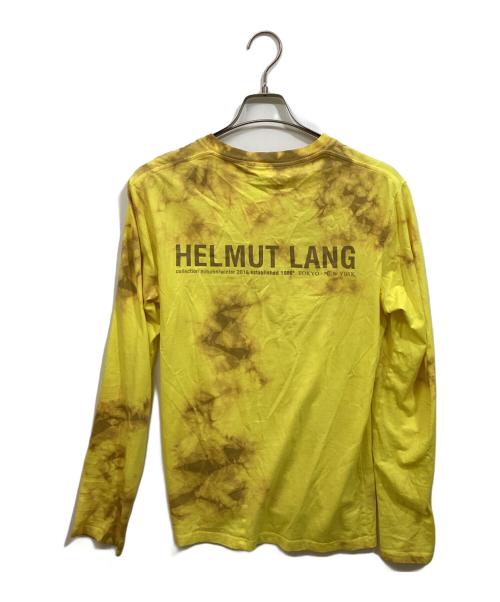 HELMUT LANG（ヘルムートラング）HELMUT LANG (ヘルムートラング) Tie-Dye Long Sleeve T-S イエロー サイズ:SIZE XSの古着・服飾アイテム
