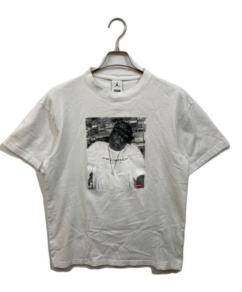 SUPREME（シュプリーム）Supreme (シュプリーム) JORDAN (ジョーダン) Biggie S/S Top ホワイト サイズ:	SIZE Sの古着・服飾アイテム