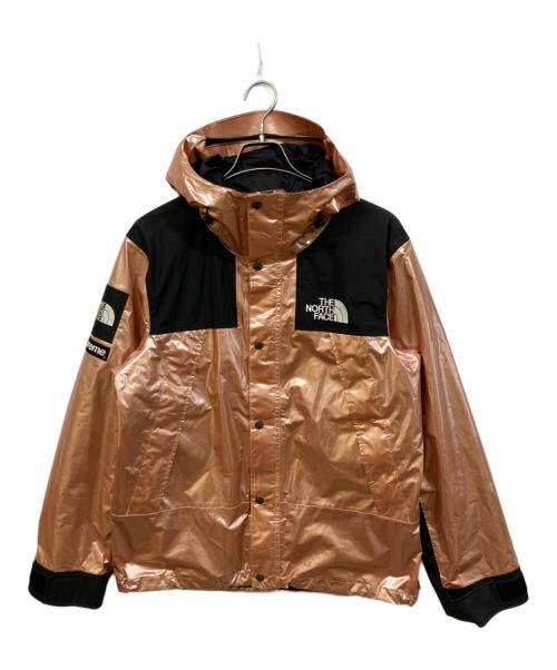 THE NORTH FACE（ザ ノース フェイス）THE NORTH FACE (ザ ノース フェイス) SUPREME (シュプリーム) METALLIC MOUNTAIN PARKA ピンク×ゴールド サイズ:Mの古着・服飾アイテム