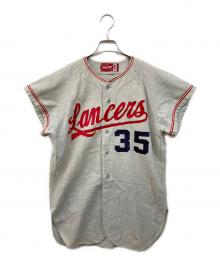 RAWLINGS（ローリングス）の古着「ヴィンテージベースボールシャツ」｜グレー