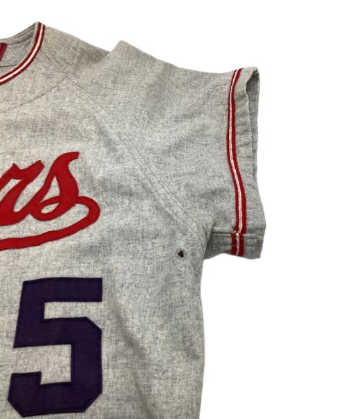 RAWLINGS（ローリングス）RAWLINGS (ローリングス) ヴィンテージベースボールシャツ グレー サイズ:42の古着・服飾アイテム