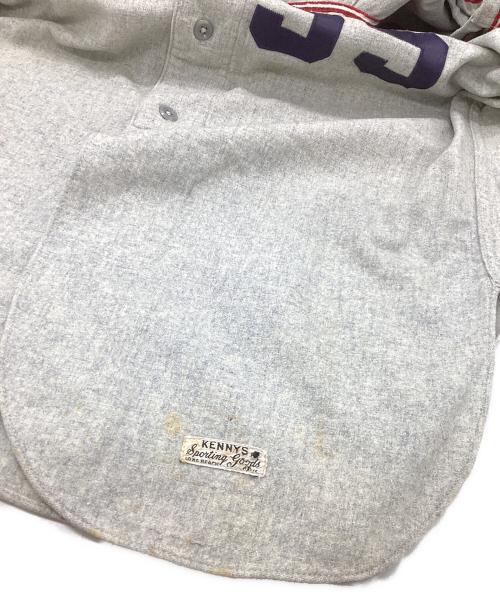 RAWLINGS（ローリングス）RAWLINGS (ローリングス) ヴィンテージベースボールシャツ グレー サイズ:42の古着・服飾アイテム